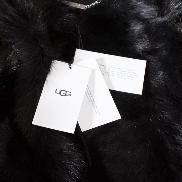 UGG Karlene Toscana Shearling Black Jacket - Women's - Picture 5 of 5